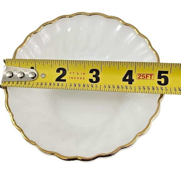 Anchor Hocking Fire King Milk Glass Custard Dessert Appetizer Bowls – Set of 4 - Picture 7 of 16